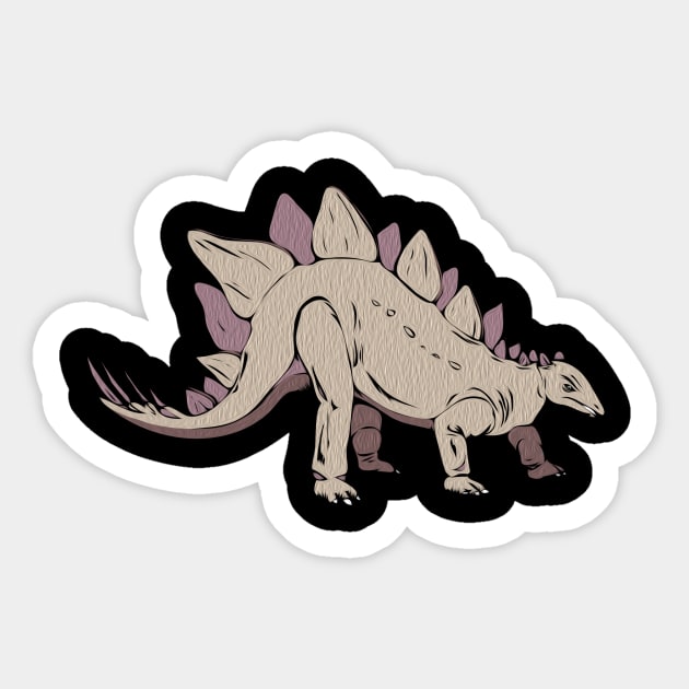 Stegosaurus Sticker by whatwemade